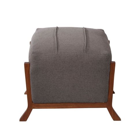 Pouf Marsella Lino Gris Oscuro-1