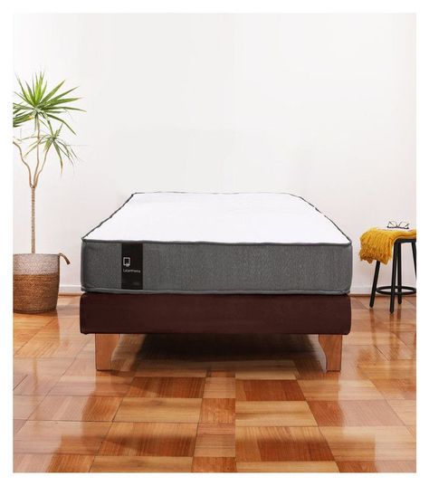 Cama Europea Zen Best 1.5 Plaza Tela Velvet Chocolate-0