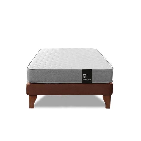 Cama Europea Zen Best 1.5 Plaza Tela Velvet Chocolate-3