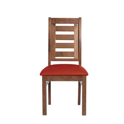 Juego De Comedor Merida 6 Sillas Murcia Pu Rojo-3