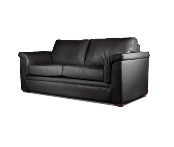 SOFA ANCONA 3C PU GRANO NEGRO-1