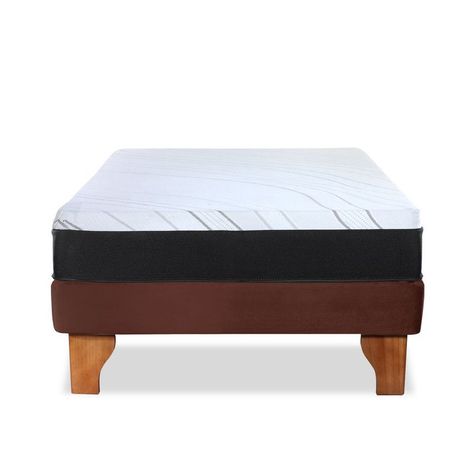 Cama Europea Zen Pro 1.5 Pza Tela Velvet Chocolate-2