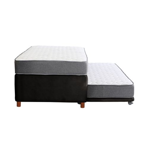 CAMA NIDO ZEN BEST CUERO NEGRO 1 1/2 PZA-2