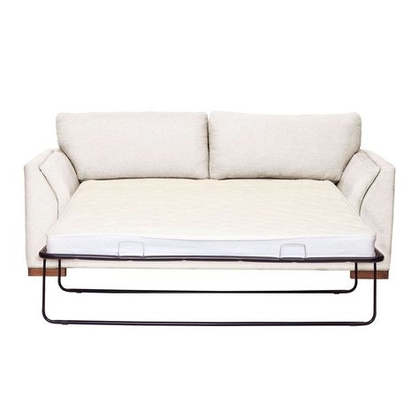 Sofa Cama Milan 2Pl Con Resortes Pocket Lino Blanco-2
