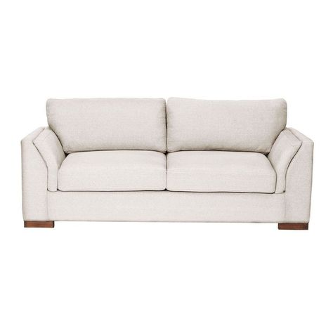 Sofa Cama Milan 2Pl Con Resortes Pocket Lino Blanco-1