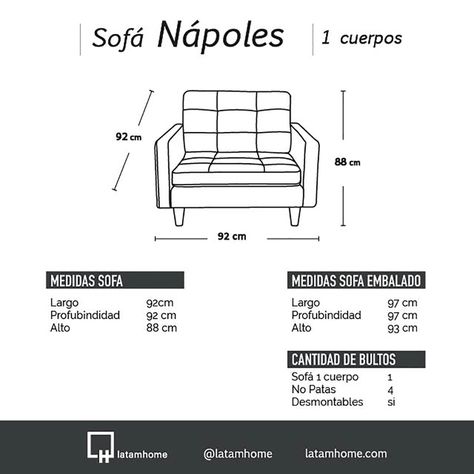 Sofa Napoles 1 Cuerpo Tela Velvet Negro-1