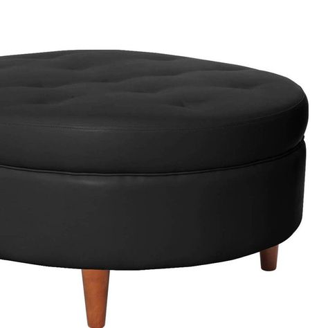 Pouf Paris Pu Negro-1