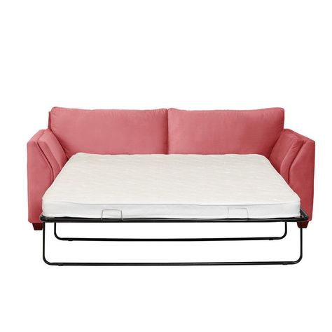 Sofa Cama Milan 2Pl Con Resortes Pocket Tela Velvet Palo Rosa-2