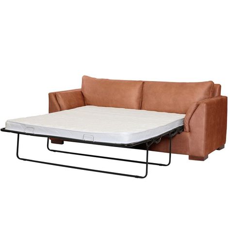 Sofa Cama Milan 2Pl Con Resortes Pocket Cuero Kentucky Tabaco-0