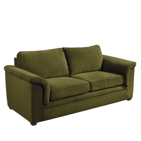 SOFA ANCONA 3C TELA  VELVET  VERDE-1