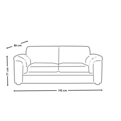 SOFA ANCONA 3C TELA  VELVET  VERDE-4