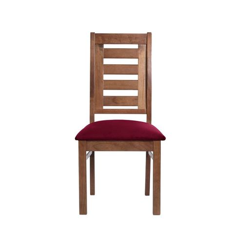 Juego De Comedor Merida 6 Sillas Murcia Tela Velvet Burdeo-3