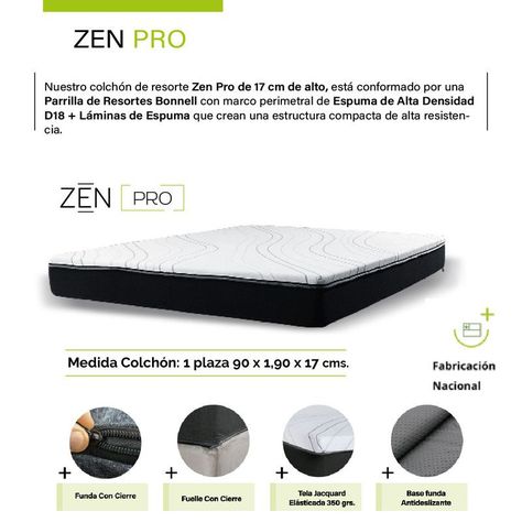 Camarote Triple Zen Negro + Colchones Espuma 1 Pza Desmontable Madera-4