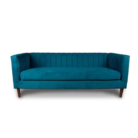 SOFA SORRENTO 3C TELA VELVET VIVIAN AZUL-0