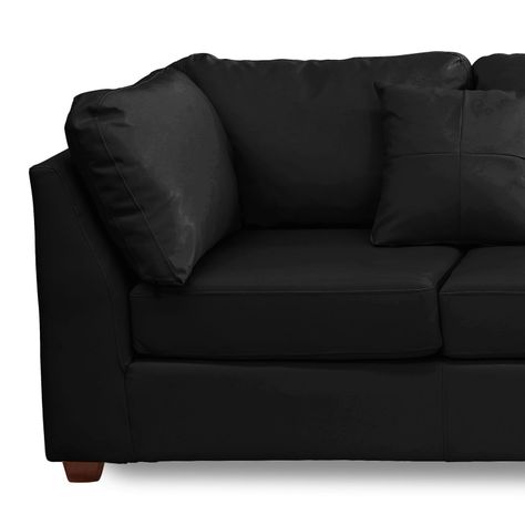 SECCIONAL PADUA DER TELA VELVET NEGRO-2
