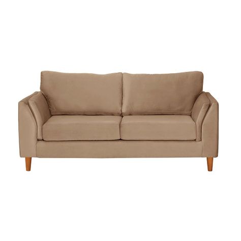 Sofa Milan 2C Con Resortes Pocket Tela Velvet Beige-0
