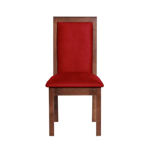 Silla Girona Cuero Kentucky Rojo-0