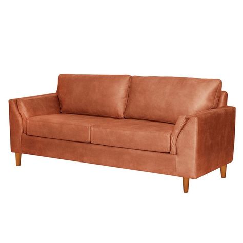 Sofa Milan 3C Con Resortes Pocket Cuero Kentucky Tabaco-1