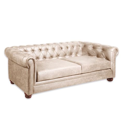 SOFA FLORENCIA 3C CUERO COLORADO BEIGE-1