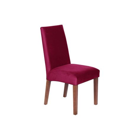 Silla Cadiz  Tela Velvet Burdeo-2