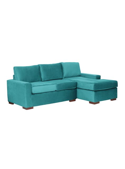SECCIONAL DER LIVORNO TELA VELVET TURQUESA-1