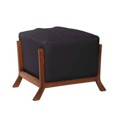 Pouf Marsella Pu Negro-0