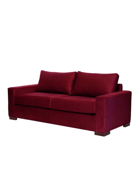 SOFA LIVORNO 3C TELA VELVET BURDEO-1