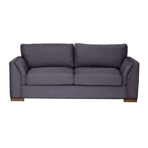 Sofa Cama Milan 2Pl Con Resortes Pocket Lino Gris Oscuro-1