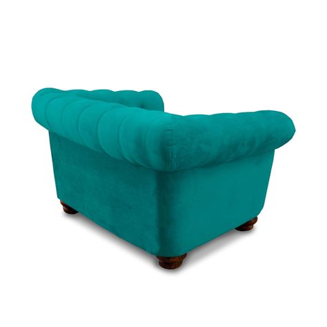 SOFA FLORENCIA 1C TELA VELVET TURQUESA-2