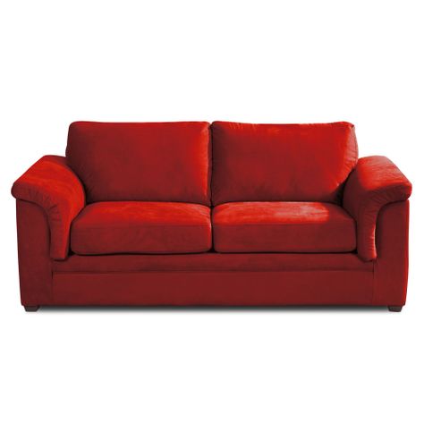SOFA ANCONA 3C TELA  VELVET  BURDEO-0
