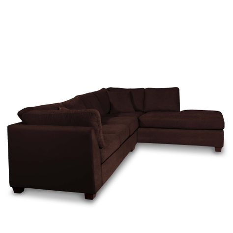 SECCIONAL PADUA DER TELA VELVET CHOCOLATE-2