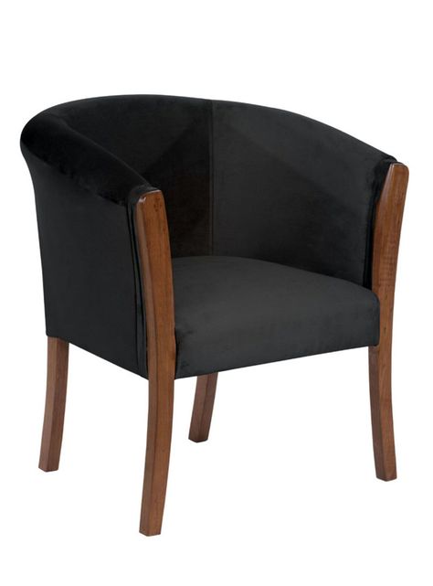 Sitial Dortmund  Tela Velvet Negro-2