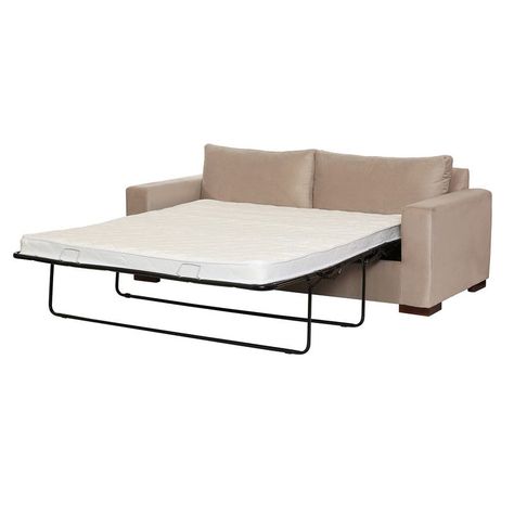 Sofa Cama Livorno 2Pl Tela Velvet Beige-0