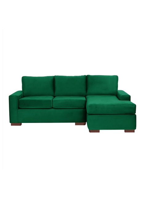 SECCIONAL DER LIVORNO TELA VELVET VERDE-0