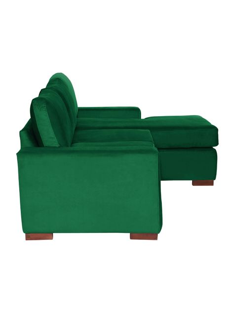 SECCIONAL DER LIVORNO TELA VELVET VERDE-2