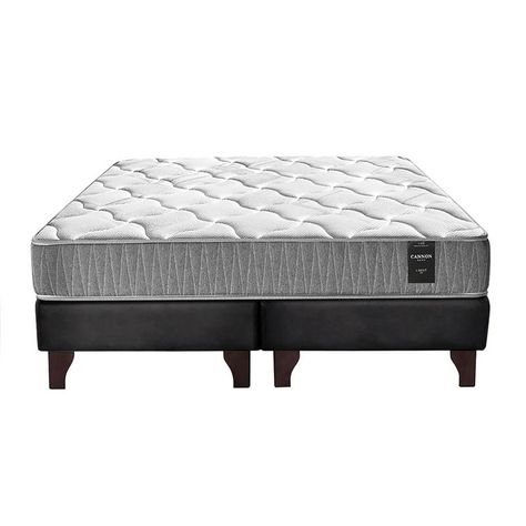 Cama Europea Cannon Zen I-REST Super King Tela Negro-3