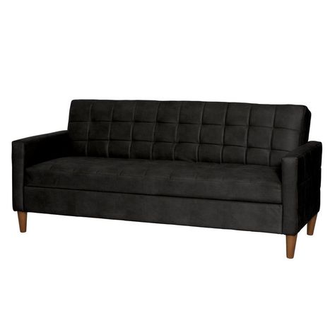 FUTON GENOVA  CUERO KENTUCKY NEGRO-1