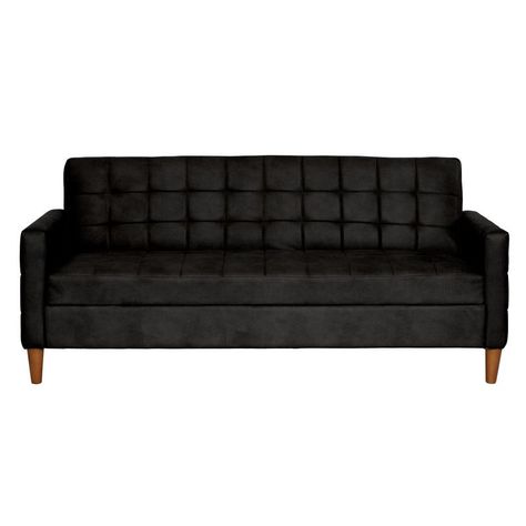 FUTON GENOVA  CUERO KENTUCKY NEGRO-0