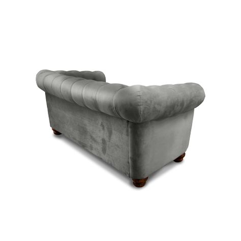 SOFA FLORENCIA 2C TELA VELVET GRIS-2