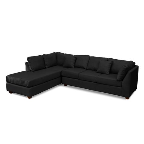 SECCIONAL PADUA IZQ TELA VELVET NEGRO-1