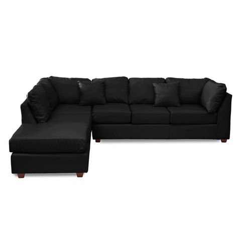 SECCIONAL PADUA IZQ TELA VELVET NEGRO-0