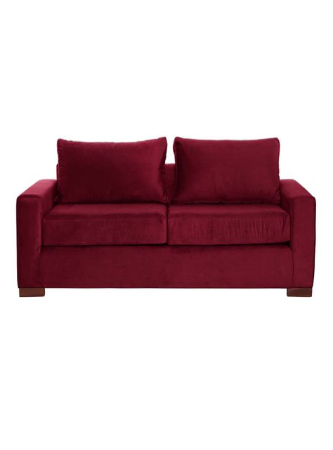 SOFA LIVORNO 2C TELA VELVET BURDEO-0