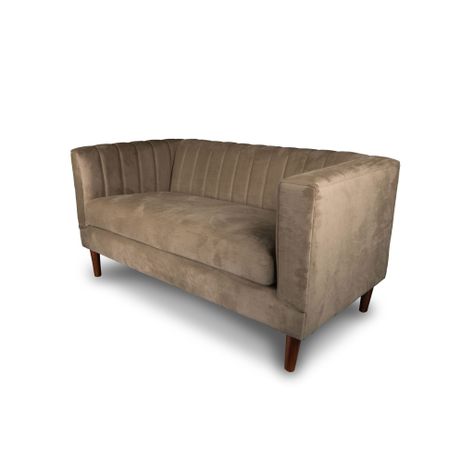 SOFA SORRENTO 2C TELA VELVET VIVIAN CAFÉ-2