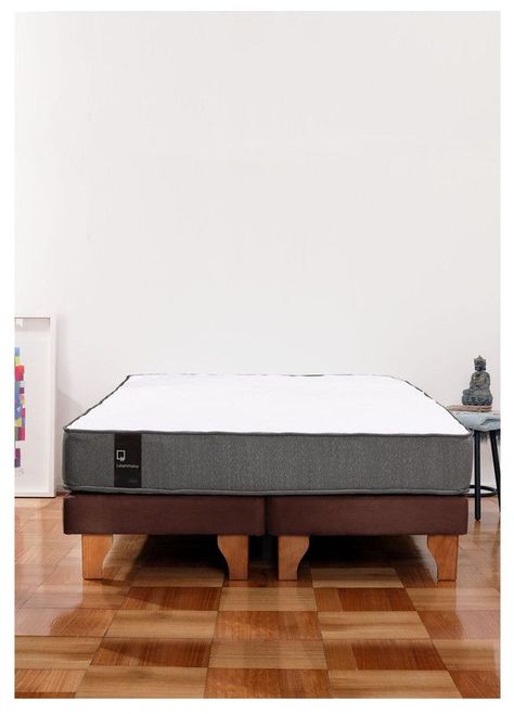 Cama Europea Zen Best Tela Velvet Chocolate 2 Plazas-0