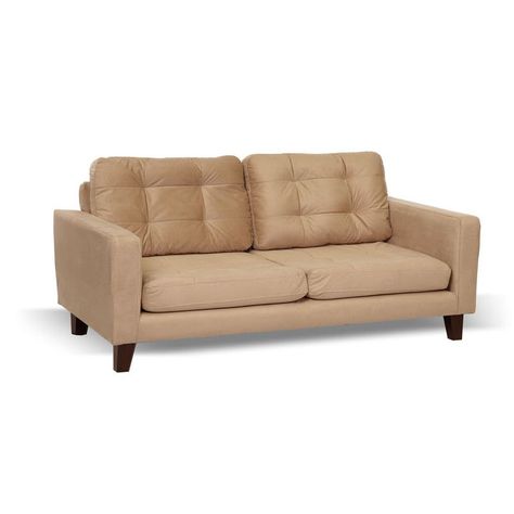 Sofa Napoles 2C Tela  Velvet  Beige-1