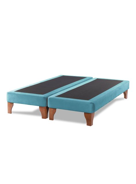 BASE EUROPEA ZEN  TELA TURQUESA KING-0