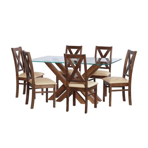 Juego De Comedor Merida 6 Sillas Segovia Pu Beige-0