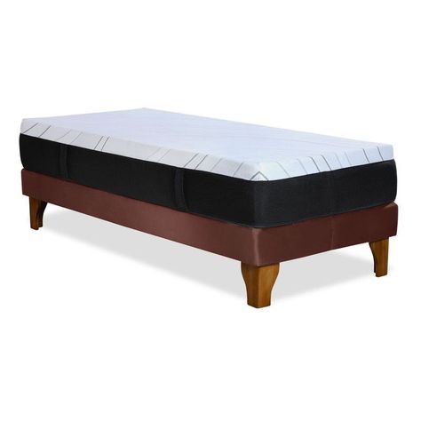 CAMA ZEN TOP FOAM VISCO TELA CHOCOLATE 1 1/2PZA-2