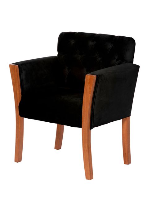 Sitial Kiel  Tela Velvet Negro-1