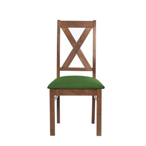 Juego De Comedor Merida 6 Sillas Segovia Tela Velvet Verde-3